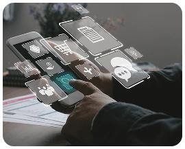 Business meeting discussing growth and strategy